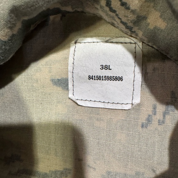 US Military Digital Tiger Stripe Camo Combat Uniform Coat 38L Shirt Jacket * - Picture 5 of 9